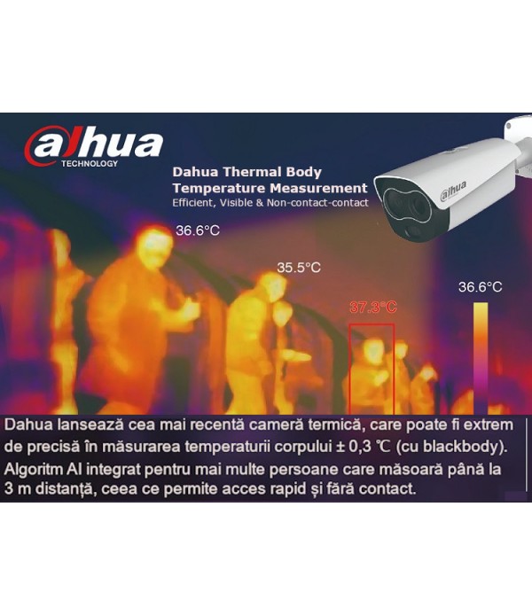 Kit Dahua pentru masurarea temperaturii umane