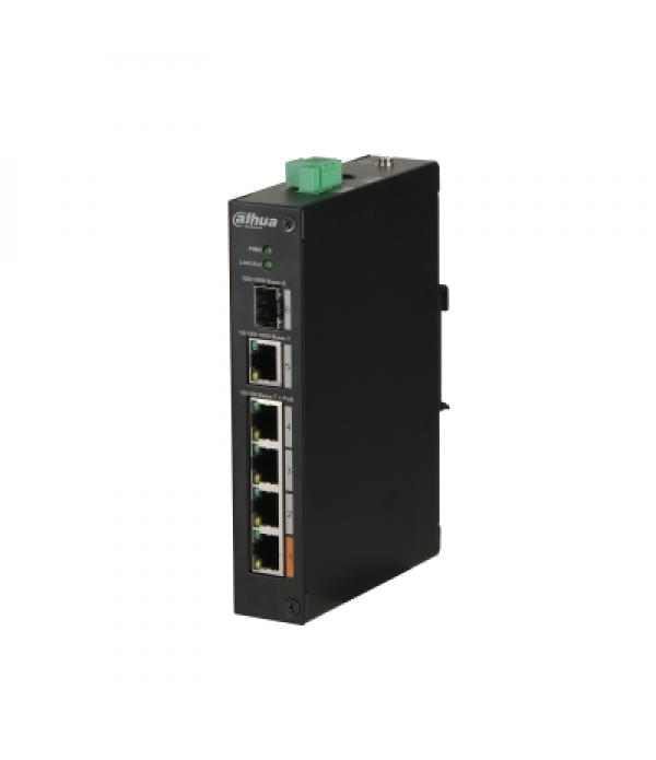 Switch cu 4 Porturi PoE Dahua PFS3106-4ET-60