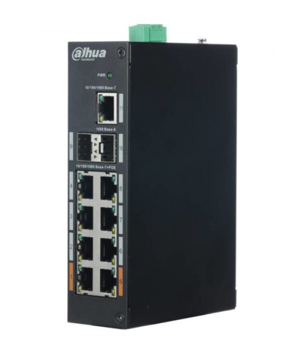 Switch cu 11 porturi  DAHUA PFS3211-8GT-120