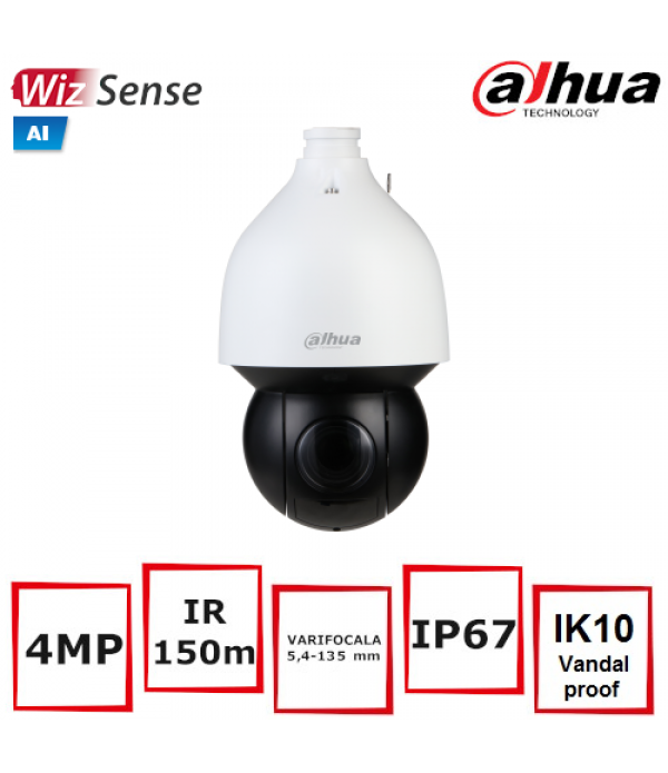 Camera IP Speed Dome cu AI Dahua SD5A425XA-HNR